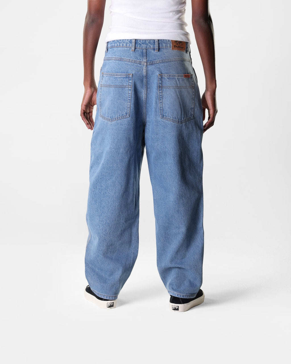 Baggy Denim Jeans - Washed Indigo