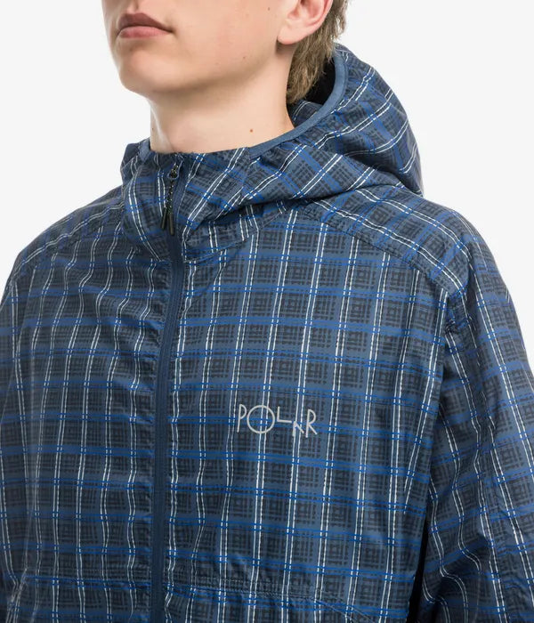 Light Shell Chase Jacket - Blue Check