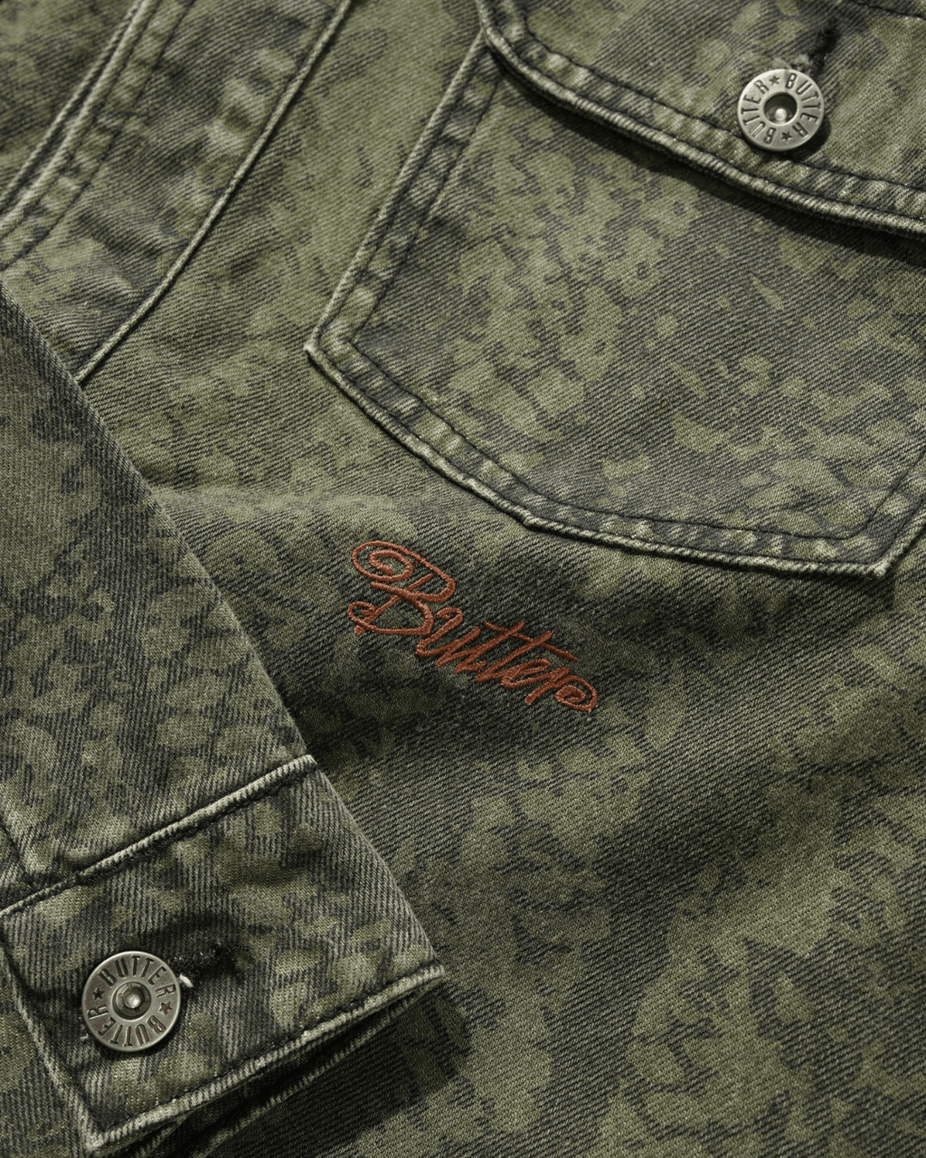 Garage Denim Jacket - Lowland Camo