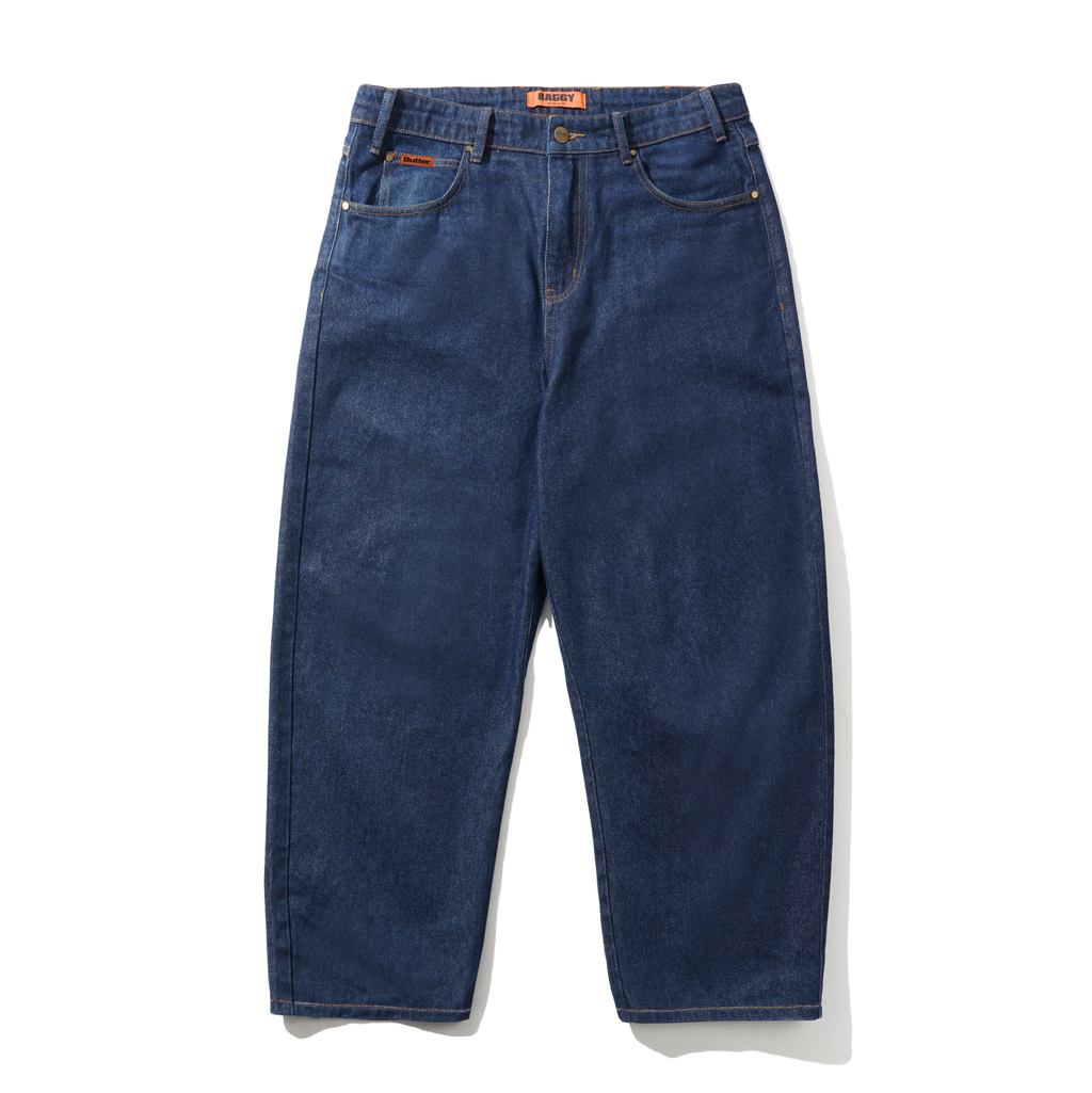 Baggy Denim Jeans - Dark Indigo