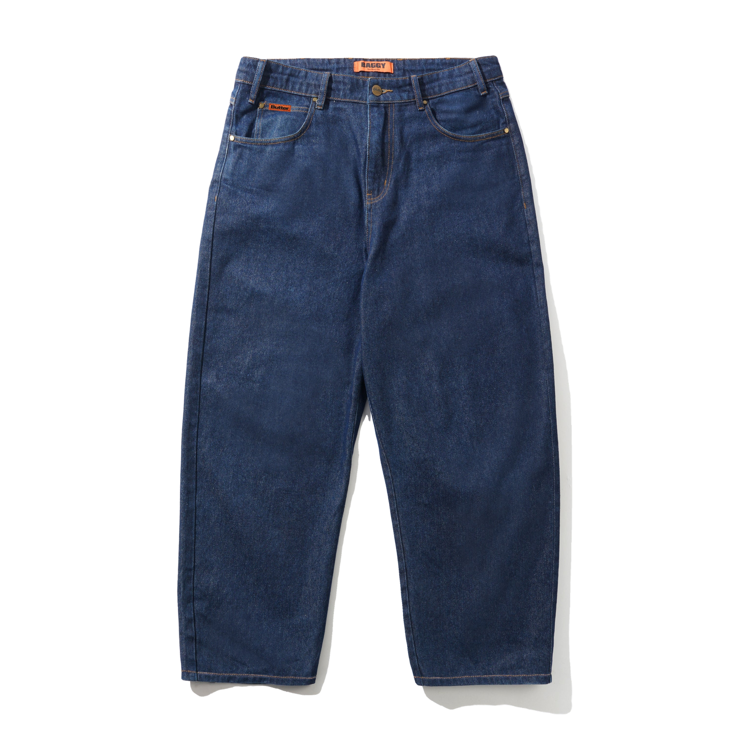 Baggy Denim Jeans - Dark Indigo