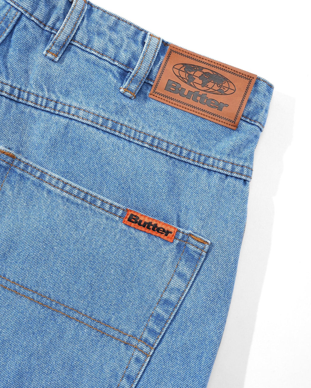 Baggy Denim Jeans - Washed Indigo