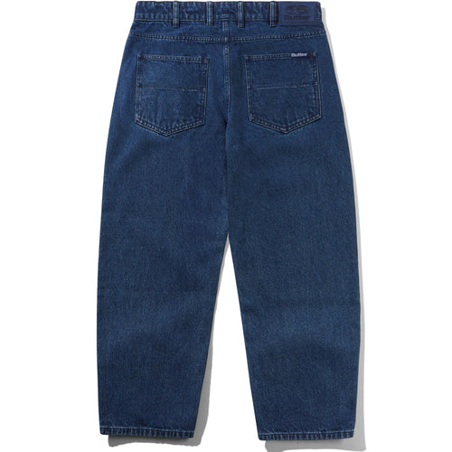 Baggy Denim Jeans - Dark Blue
