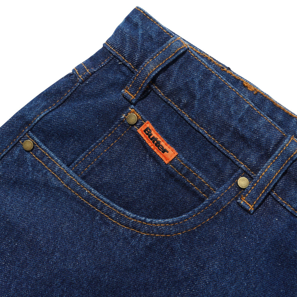 Relaxed Denim Jeans - Dark Indigo