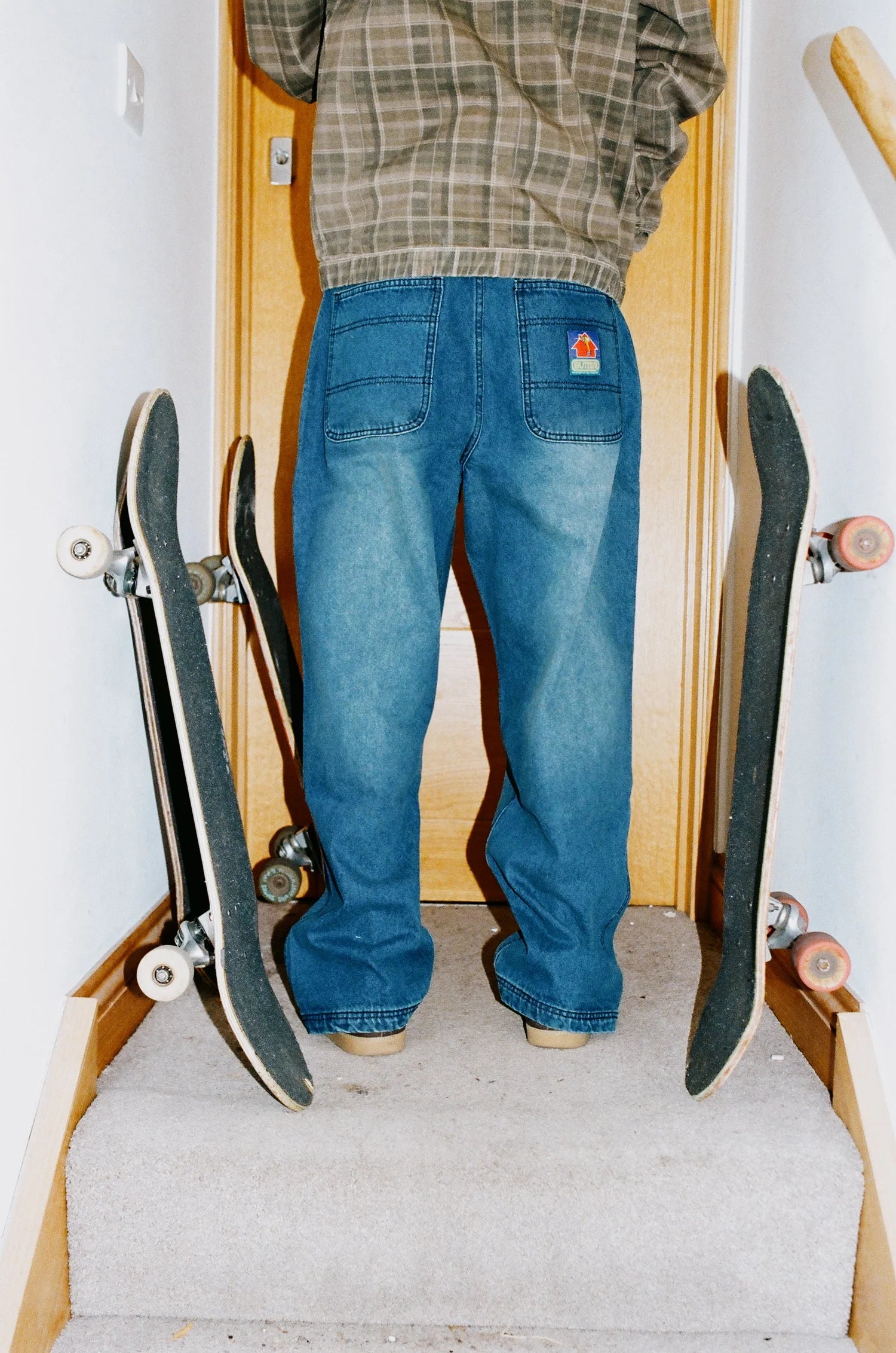 Work Pant - Distressed Indigo