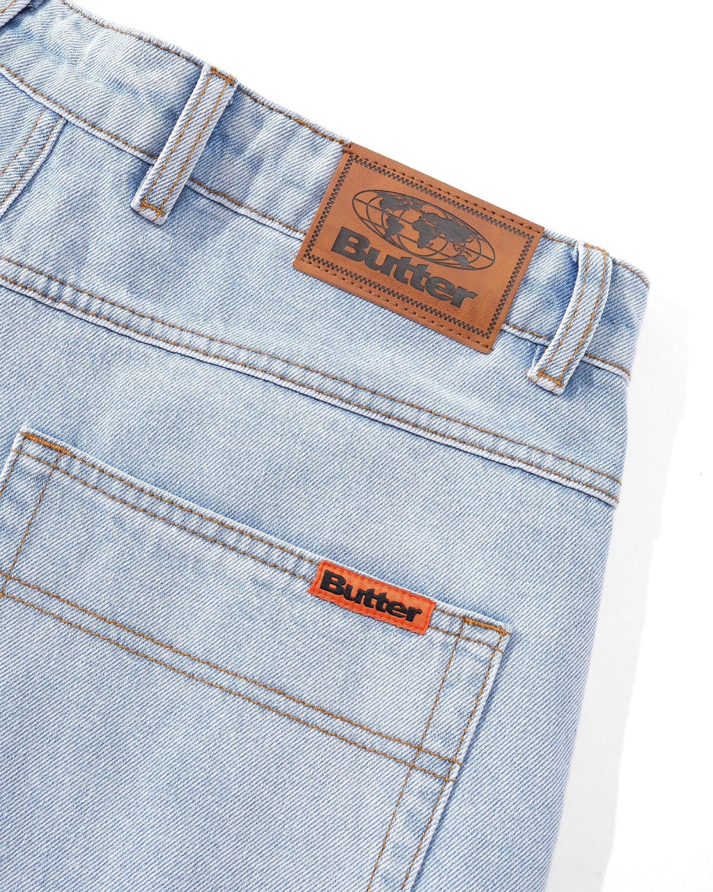 Relaxed Denim Jeans - Light Blue
