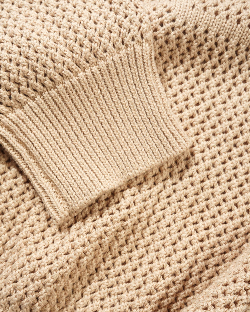 Scribble Knit Sweater - Cream