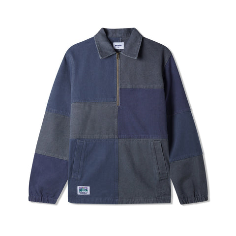 Butter Goods - Washed Canvas Patchwork Jacket - Washed Navy