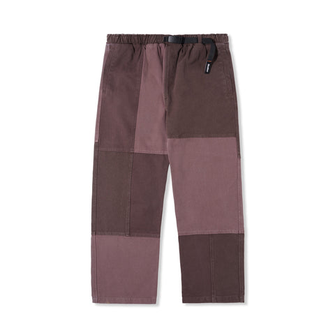 Butter Goods - Washed Canvas Patchwork Pants - Washed Burgundy