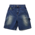 Weathergear Denim Shorts - Repaired Indigo