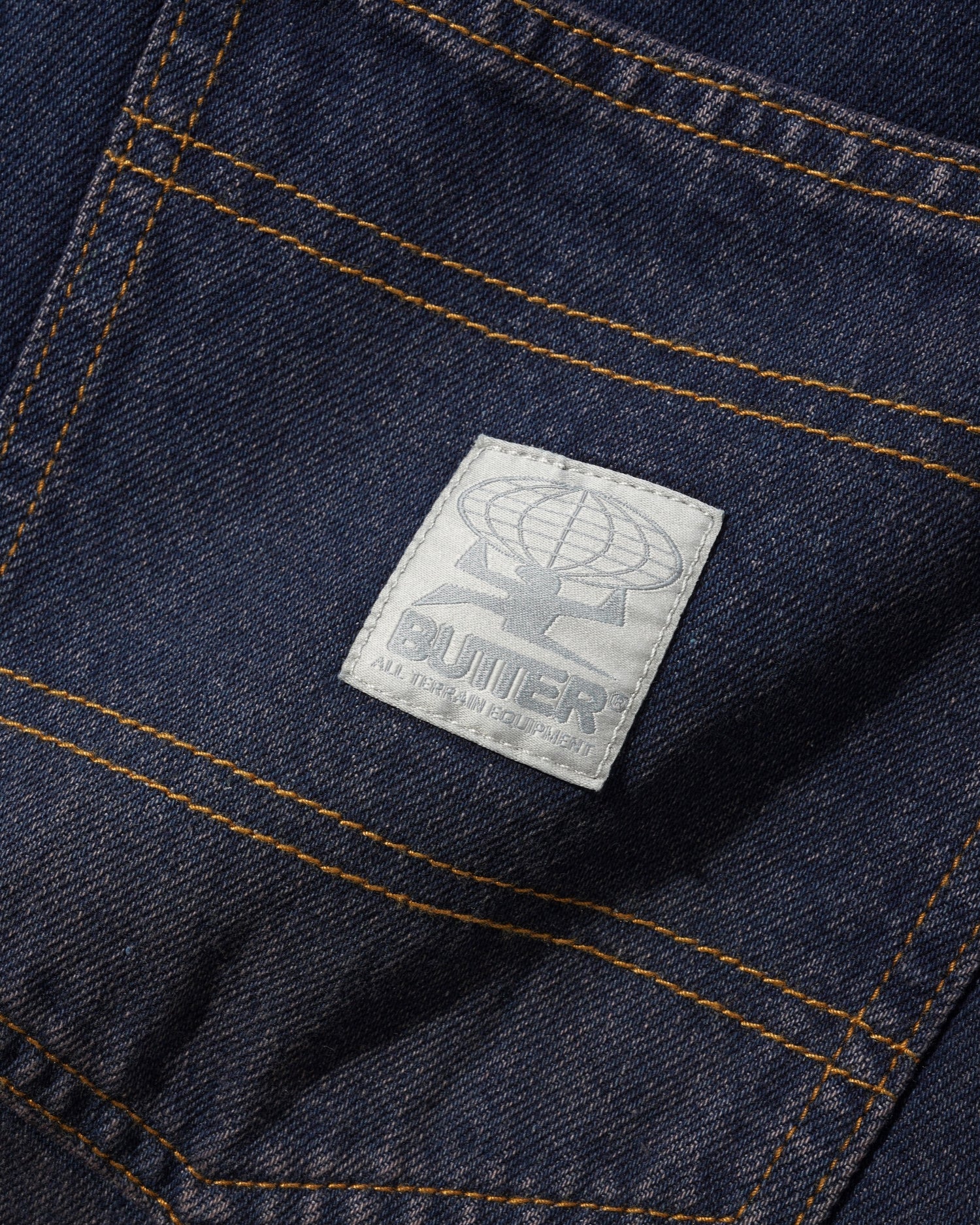 Wide Cut Denim Jeans - Dark Indigo