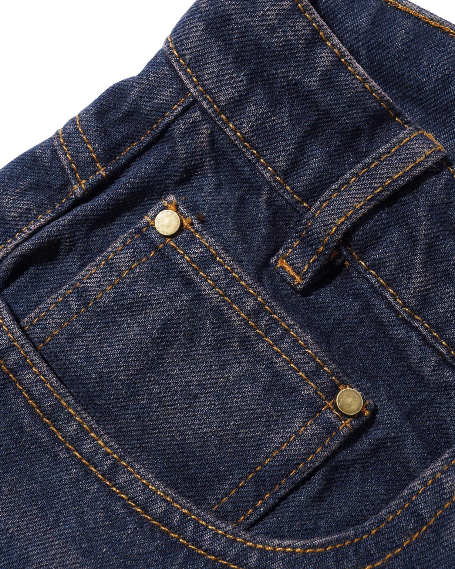 Wide Cut Denim Jeans - Dark Indigo