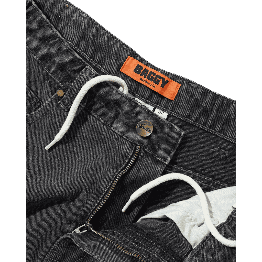 Garage Denim Jeans - Faded Black