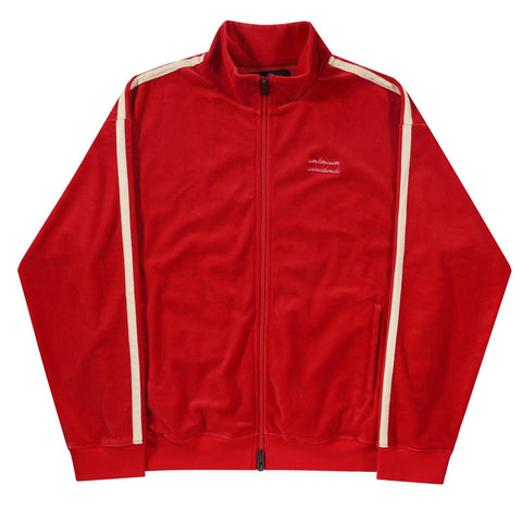 Unknown UK - Red Velour Track Jacket